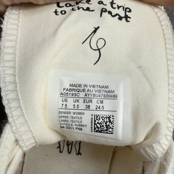 Converse High 'Patchwork Floral' Shoes - Size 7.5 - Picture 13 of 15